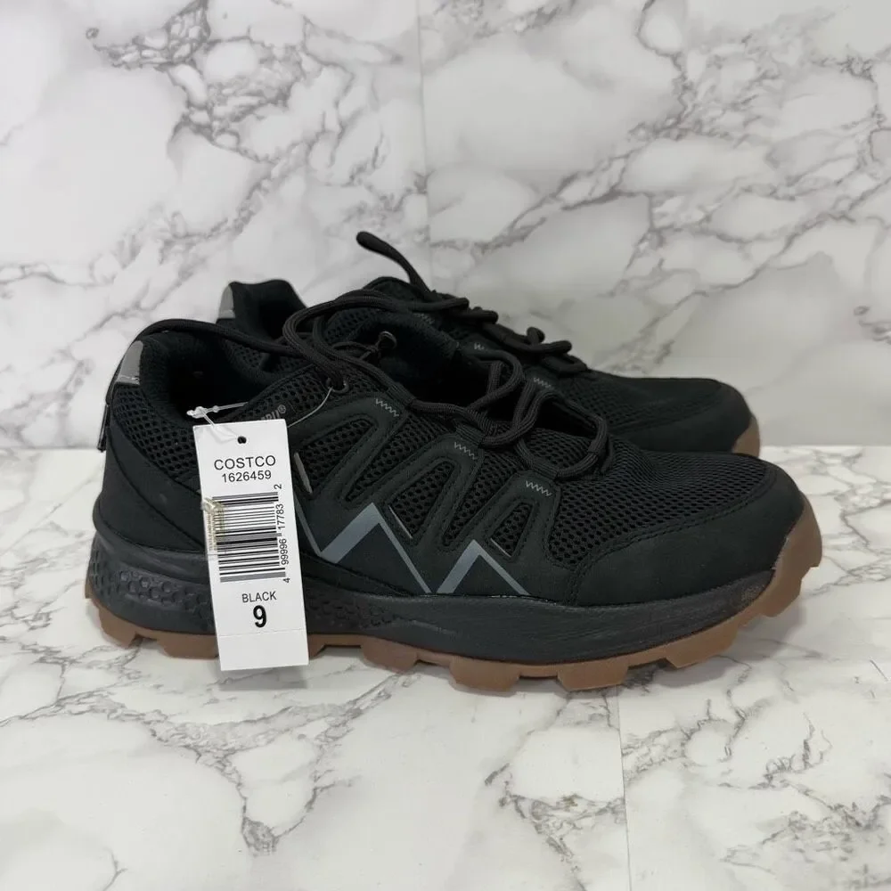 Khombu Men’s Hiking Boots sz 9  Black Cushioned NEW #  box 848